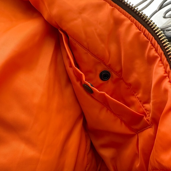 Alpha Industries MA-1 BOMBER JACKET HERITAGE - SAGE NEW - Picture 12 of 13